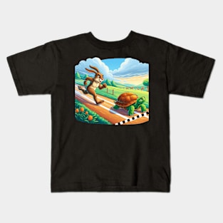 The Tortoise and the Hare Kids T-Shirt